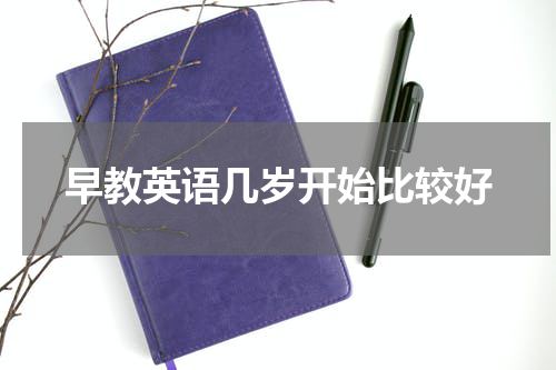 早教英语几岁开始比较好