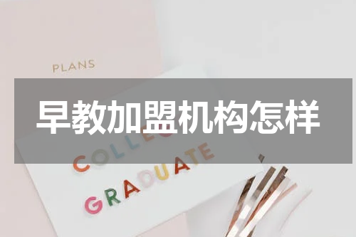 早教加盟机构怎样