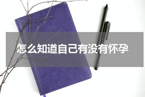 怎么知道自己有没有怀孕