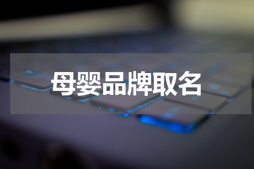 母婴品牌取名