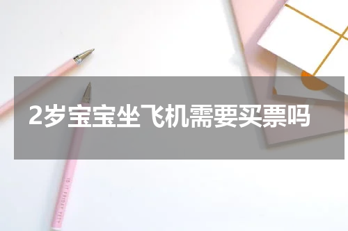 2岁宝宝坐飞机需要买票吗