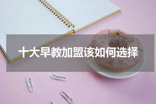 十大早教加盟该如何选择