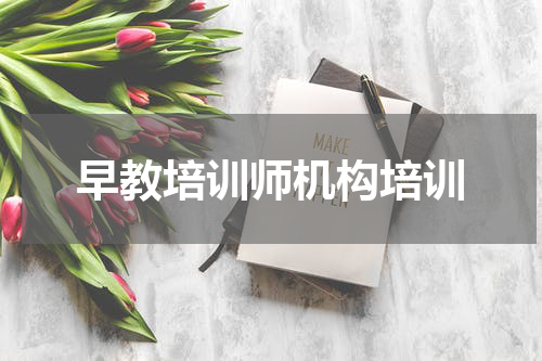 早教培训师机构培训