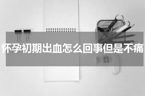 怀孕初期出血怎么回事但是不痛