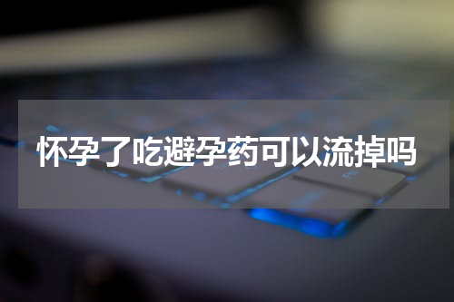 怀孕了吃避孕药可以流掉吗