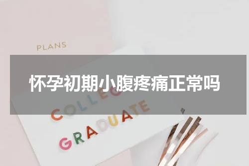 怀孕初期小腹疼痛正常吗