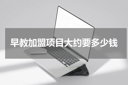 早教加盟项目大约要多少钱