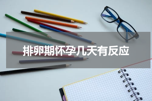 排卵期怀孕几天有反应
