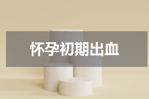 怀孕初期出血