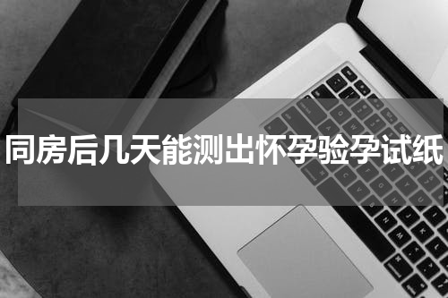 同房后几天能测出怀孕验孕试纸