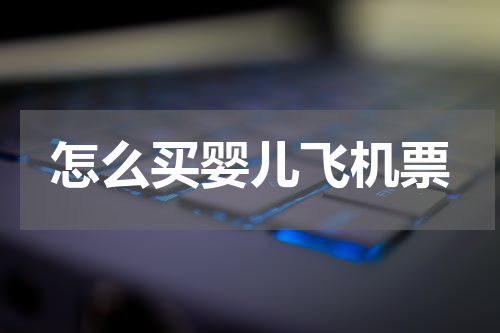 怎么买婴儿飞机票