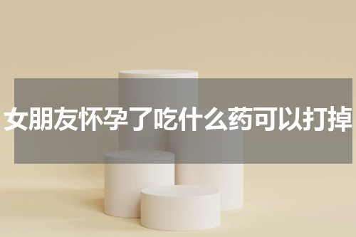 女朋友怀孕了吃什么药可以打掉