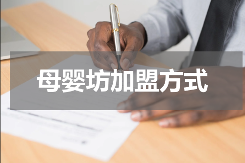 母婴坊加盟方式