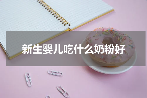 新生婴儿吃什么奶粉好
