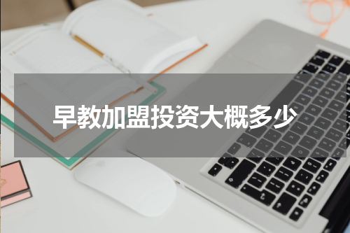 早教加盟投资大概多少