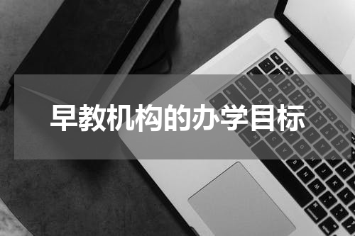 早教机构的办学目标