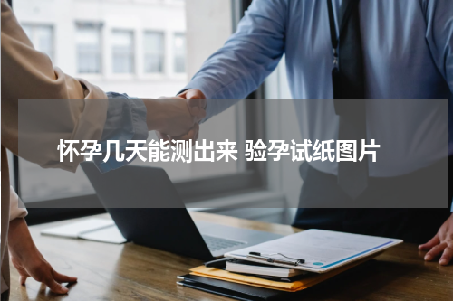 怀孕几天能测出来 验孕试纸图片