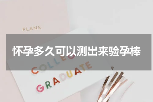怀孕多久可以测出来验孕棒