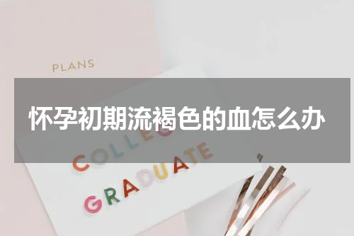 怀孕初期流褐色的血怎么办