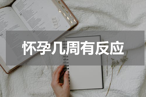 怀孕几周有反应