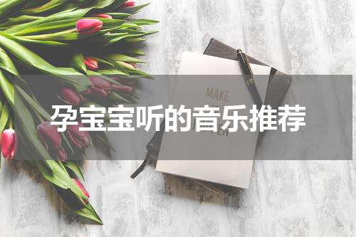 孕宝宝听的音乐推荐