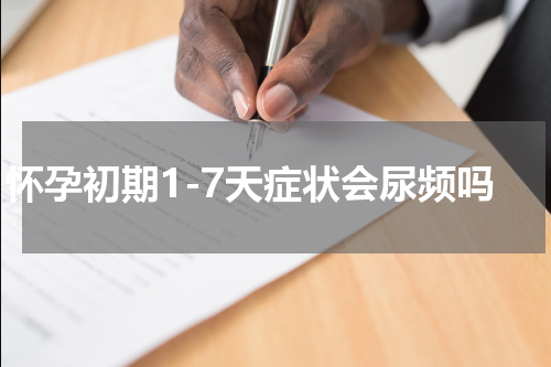 怀孕初期1-7天症状会尿频吗