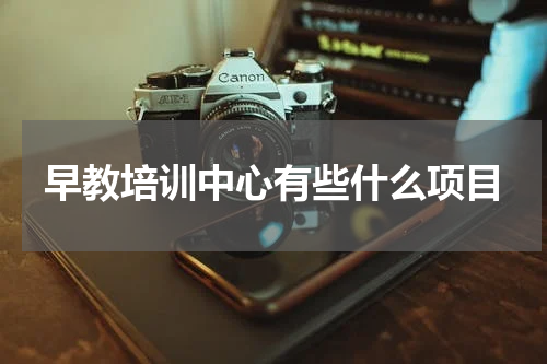 早教培训中心有些什么项目