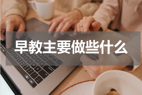 早教主要做些什么