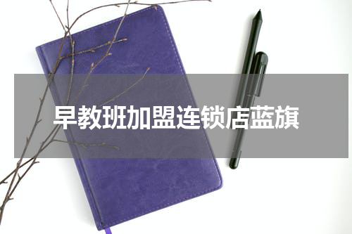 早教班加盟连锁店蓝旗