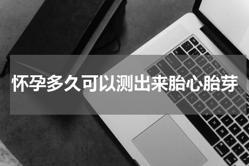 怀孕多久可以测出来胎心胎芽