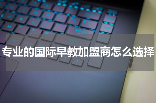 专业的国际早教加盟商怎么选择