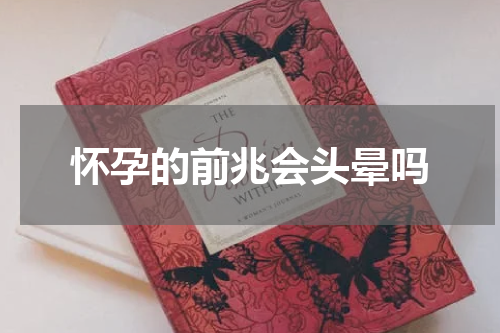 怀孕的前兆会头晕吗