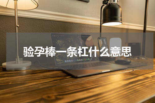 验孕棒一条杠什么意思