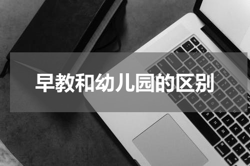 早教和幼儿园的区别