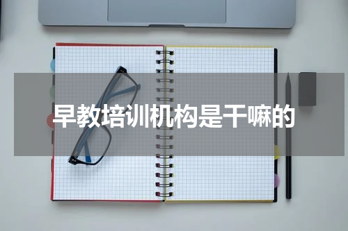 早教培训机构是干嘛的