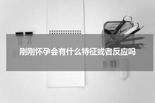 刚刚怀孕会有什么特征或者反应吗
