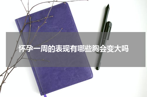 怀孕一周的表现有哪些胸会变大吗