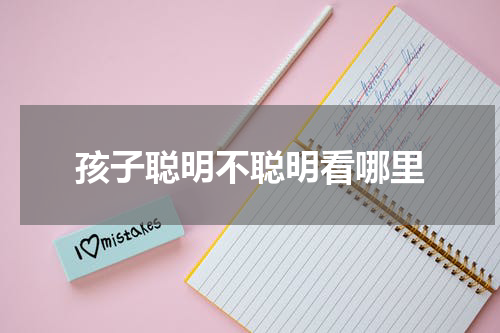 孩子聪明不聪明看哪里