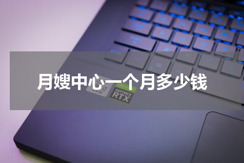 月嫂中心一个月多少钱