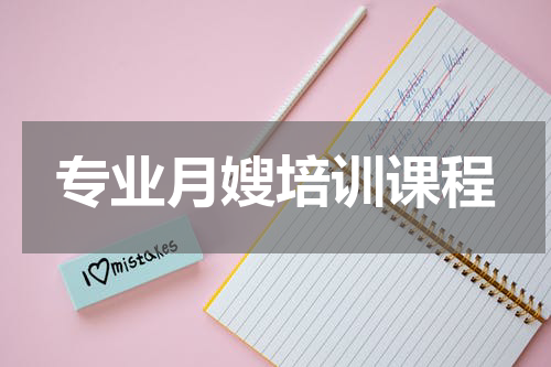 专业月嫂培训课程