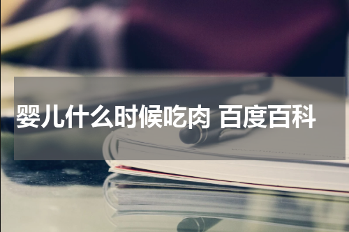 婴儿什么时候吃肉 百度百科
