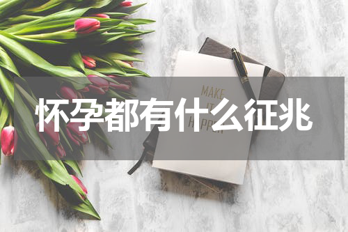 怀孕都有什么征兆