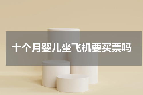 十个月婴儿坐飞机要买票吗