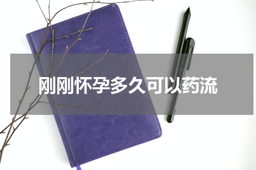 刚刚怀孕多久可以药流