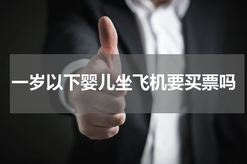 一岁以下婴儿坐飞机要买票吗