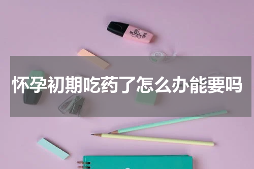 怀孕初期吃药了怎么办能要吗