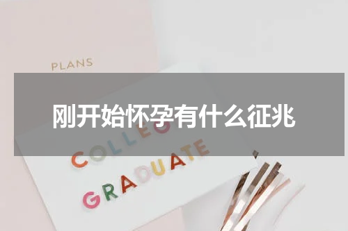 刚开始怀孕有什么征兆