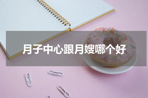 月子中心跟月嫂哪个好
