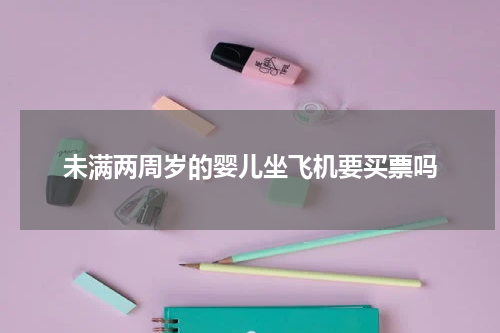 未满两周岁的婴儿坐飞机要买票吗