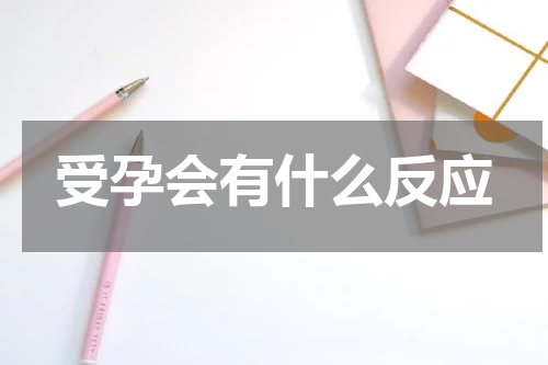 受孕会有什么反应